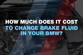 How Much Does A Bmw Brake Fluid Service Cost