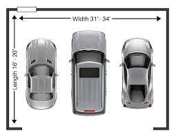 What Is The Size Of A 2 1 2 Car Garage