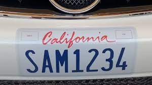 Are Front Plates Required In California