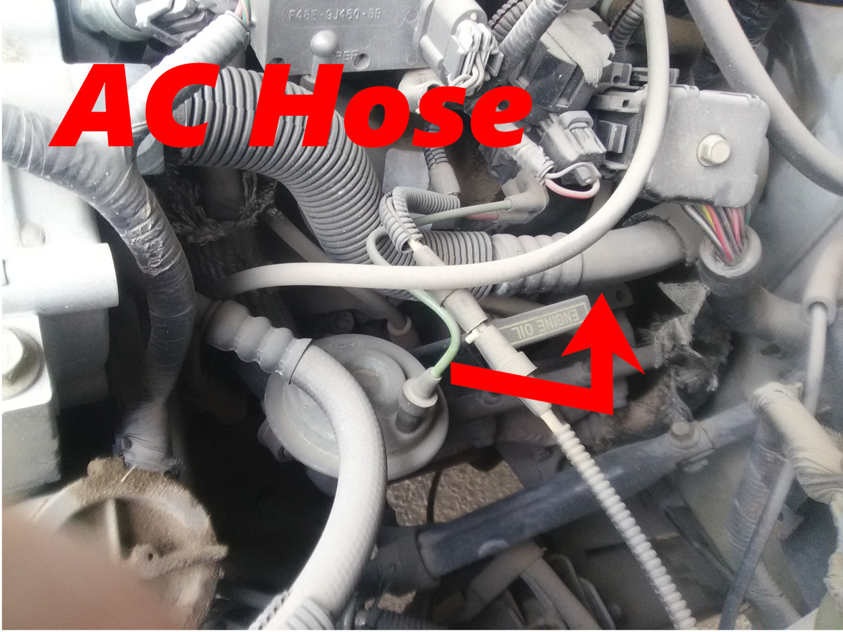 car engine makes noise when ac is on