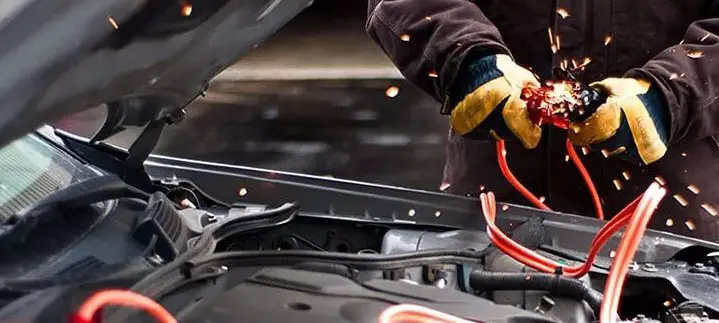 Car Battery Sparks When Connecting