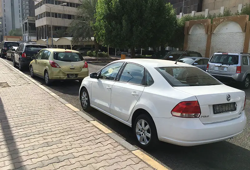 Car Without License Plate Parked On Street