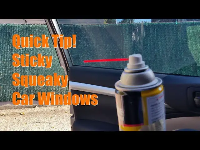 How To Fix Squeaky Window In Car